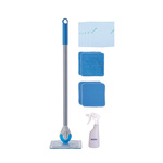 Robert Scott 96 → 162cm Blue, White 20% Polyamide, 80% Polyester Mop and Handle for use with Handle