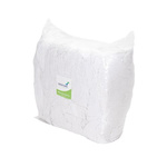 Davis & Moore White Cotton Wipes for General Purpose, Dry Use, Bag, Repeat Use
