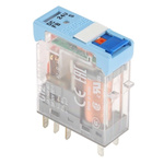 Releco, 24V dc Coil Non-Latching Relay DPDT, 5A Switching Current PCB Mount, 2 Pole