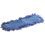 Rubbermaid Commercial Products 40cm Blue Microfibre Mop Head for use with Hygen Frame & Handle