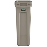 Rubbermaid Commercial Products Slim Jim 87L Grey PE Waste Bin