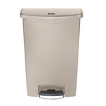 Rubbermaid Commercial Products Slim Jim 90L Beige Pedal PE, PP Waste Bin