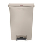 Rubbermaid Commercial Products Slim Jim 90L Beige Pedal PE, PP Waste Bin