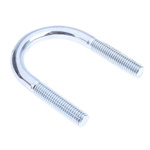 M10 45mm Bright Zinc Plated Steel Round U-Bolt