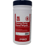 RS PRO Wet Hand Wipes, Tub of 80