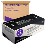 Kimberly Clark KIMTECH Science Dry Cleanroom Wipes, Box of 196