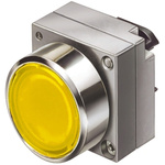 Siemens Round Yellow Push Button Head - Momentary, 3SB3 Series, 22mm Cutout, Round