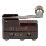 SPDT Roller Lever Microswitch, 5 A @ 250 V ac