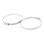 HI-GRIP Stainless Steel Slotted Hex Worm Drive, 13mm Band Width, 55 → 70mm ID
