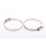 HI-GRIP Stainless Steel Slotted Hex Worm Drive, 13mm Band Width, 70 → 90mm ID