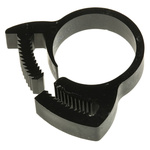 RS PRO Nylon Snap Grip Hose Clamp, 6.9mm Band Width, 16.9 → 19.9mm ID