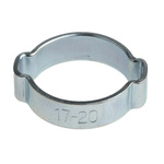 RS PRO Steel O Clip, 8.5mm Band Width, 17 → 20mm ID