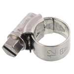 HI-GRIP Stainless Steel Slotted Hex Worm Drive, 9mm Band Width, 9.5 → 12mm ID