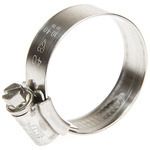 HI-GRIP Stainless Steel Slotted Hex Worm Drive, 13mm Band Width, 30 → 40mm ID