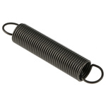 RS PRO Steel Extension Spring, 87.7mm x 17mm