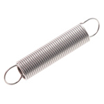 RS PRO Stainless Steel Extension Spring, 38.5mm x 7.5mm