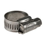 RS PRO Stainless Steel 316 Slotted Hex Hose Clip, 12.3mm Band Width, 11 → 16mm ID
