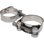 RS PRO Stainless Steel 304 Bolt Head Hose Clamp, 23mm Band Width, 43 → 47mm ID