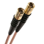 TE Connectivity 50 Ω, Male SMB to Male SMB Coaxial Cable Assembly, 250mm length, RG316 cable type