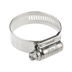 HI-TORQUE Stainless Steel Slotted Hex Worm Drive, 16mm Band Width, 30 → 50mm ID
