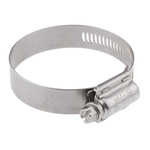 HI-TORQUE Stainless Steel Slotted Hex Worm Drive, 16mm Band Width, 45 → 65mm ID