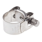 MIKALOR Stainless Steel Hex Screw Bolt Drive, 18mm Band Width, 25 → 27mm ID
