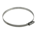 HI-GRIP Stainless Steel Slotted Hex Worm Drive, 13mm Band Width, 130 → 160mm ID