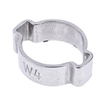RS PRO Stainless Steel O Clip, 6.5mm Band Width, 11 → 13mm ID