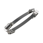 JCS Hi-Torque 5 Piece Stainless Steel Hose Clip Kit, 20 → 27mm and 470 → 500mm Inside Diameter