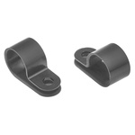HellermannTyton 12.5mm Black, Polyamide P Clip