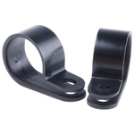 HellermannTyton 16mm Black, Polyamide P Clip