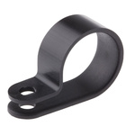 HellermannTyton 17.5mm Black, Polyamide P Clip
