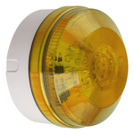 Moflash LED195 Amber LED Beacon, 8 → 20 V ac/dc, Flashing, Surface Mount, Wall Mount