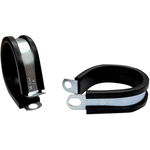 RS PRO 18mm Black, Steel P Clip