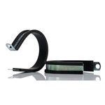RS PRO 48mm Black, Mild Steel P Clip