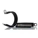 RS PRO 48mm Black, Stainless Steel 304 P Clip