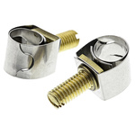 Unex Brass (Bolt), Stainless Steel Slotted Screw Unex, 11mm Band Width, 7.4 → 10mm ID