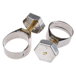 Unex Brass (Bolt), Stainless Steel Thumb Hex Unex, 11mm Band Width, 21.8 → 27mm ID