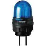 Werma EM 231 Blue LED Beacon, 24 V dc, Steady, Panel Mount