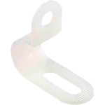 RS PRO 9.5mm Natural, Nylon P Clip