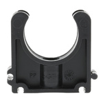 Georg Fischer PP Black Pipe Clamp, 0.63in x 2in x 1.42in, 0.24in