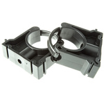 Georg Fischer PP Black Pipe Clamp, 0.87in x 2.68in x 1.73in, 0.28in