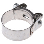 MIKALOR Stainless Steel, Zinc-Plated Steel (Bolt) Hex Screw Bolt Drive, 20mm Band Width, 40 → 43mm ID