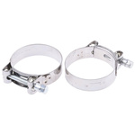 MIKALOR Stainless Steel, Zinc-Plated Steel (Bolt) Hex Screw Bolt Drive, 25mm Band Width, 63 → 68mm ID