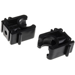 Georg Fischer PP Black Pipe Clamp, 0.63in x 1.22in x 1.06in, 0.24in