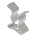 RS PRO 6.35mm Steel Spring Clip, 13.49mm x 6.35mm x 15.08mm, 8BA