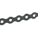 RS PRO Galvanised Steel Plastic Coated Fixing Strap, 10m x 17mm