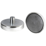Eclipse Pot Magnet 6mm Threaded Hole Samarium Alloy, 0.5kg Pull