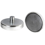 Eclipse Pot Magnet 8mm Threaded Hole Samarium Alloy, 1.1kg Pull