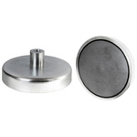 Eclipse Pot Magnet 10mm Threaded Hole Samarium Alloy, 2kg Pull